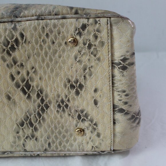 Vivienne Westwood Snake Print Leather Bowling Bag Shoulder Bag Tote Yasmine - Picture 10 of 15